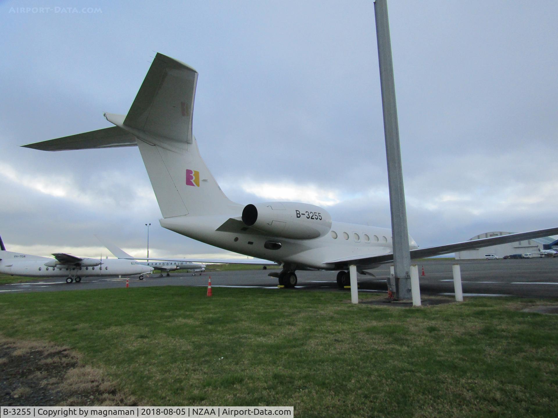 B-3255, 2015 Gulfstream Aerospace G650 (G-VI) C/N 6181, Fairly regular visitor to NZ