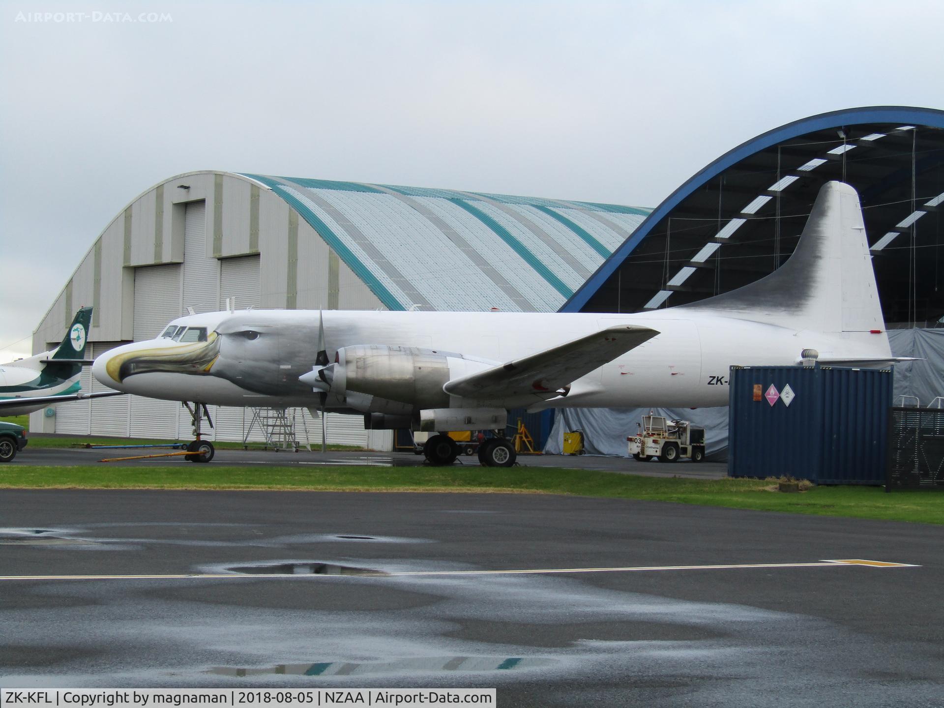 ZK-KFL, 1956 Convair 580(F) C/N 372, cool new paint job