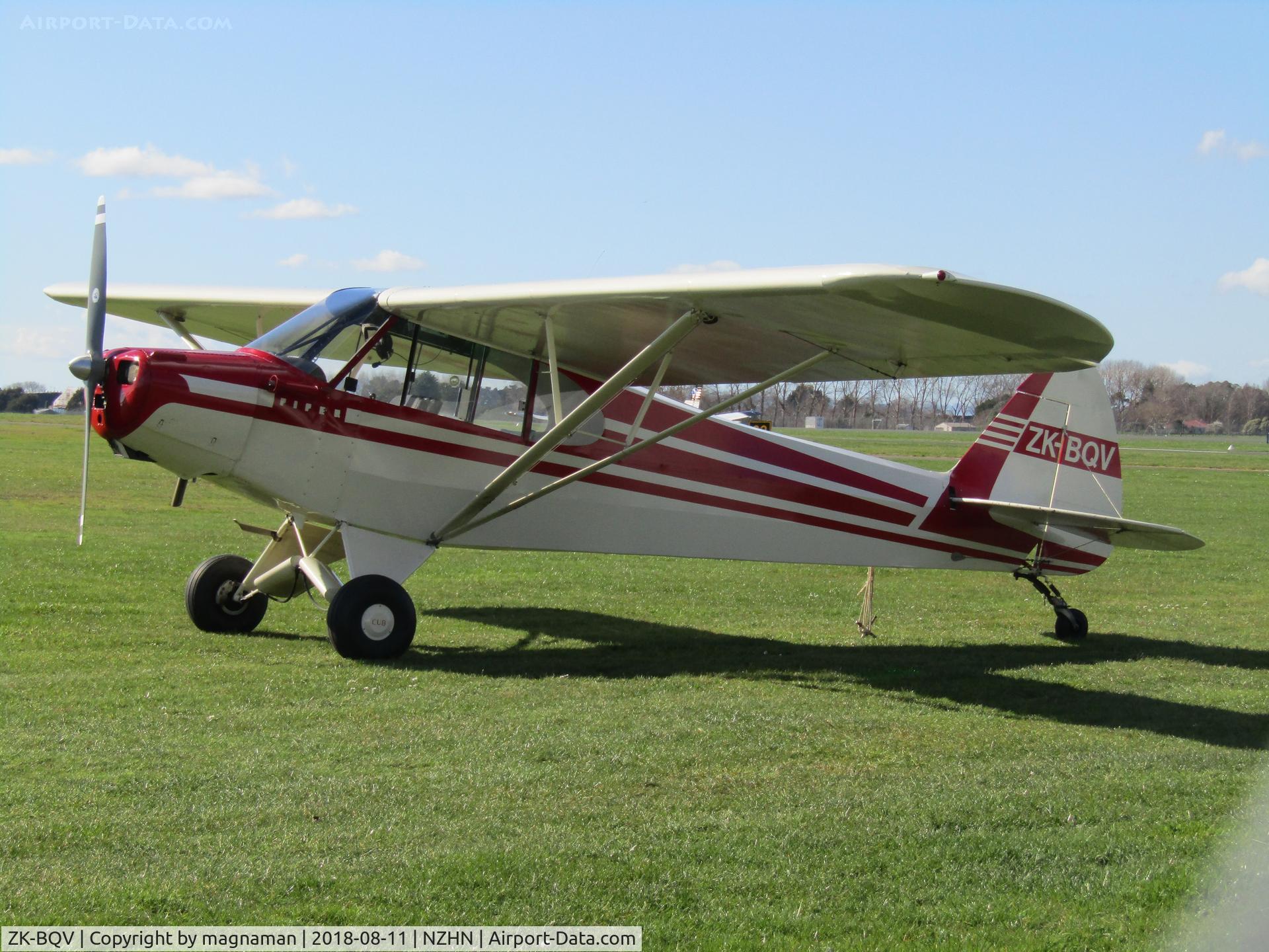 ZK-BQV, Piper PA-18 C/N 18-5546, smart cub