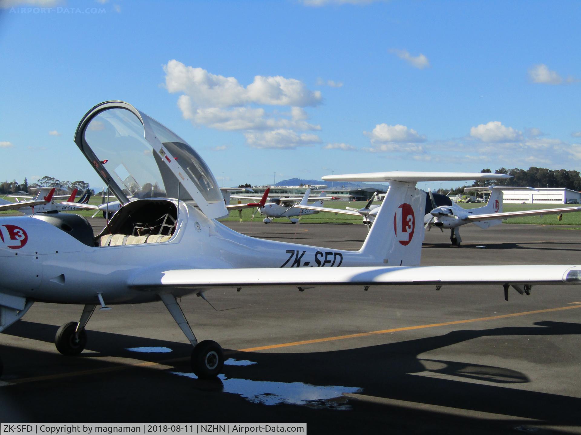 ZK-SFD, Diamond DA-20C-1 Eclipse C/N C0041, With L3 at NZHN