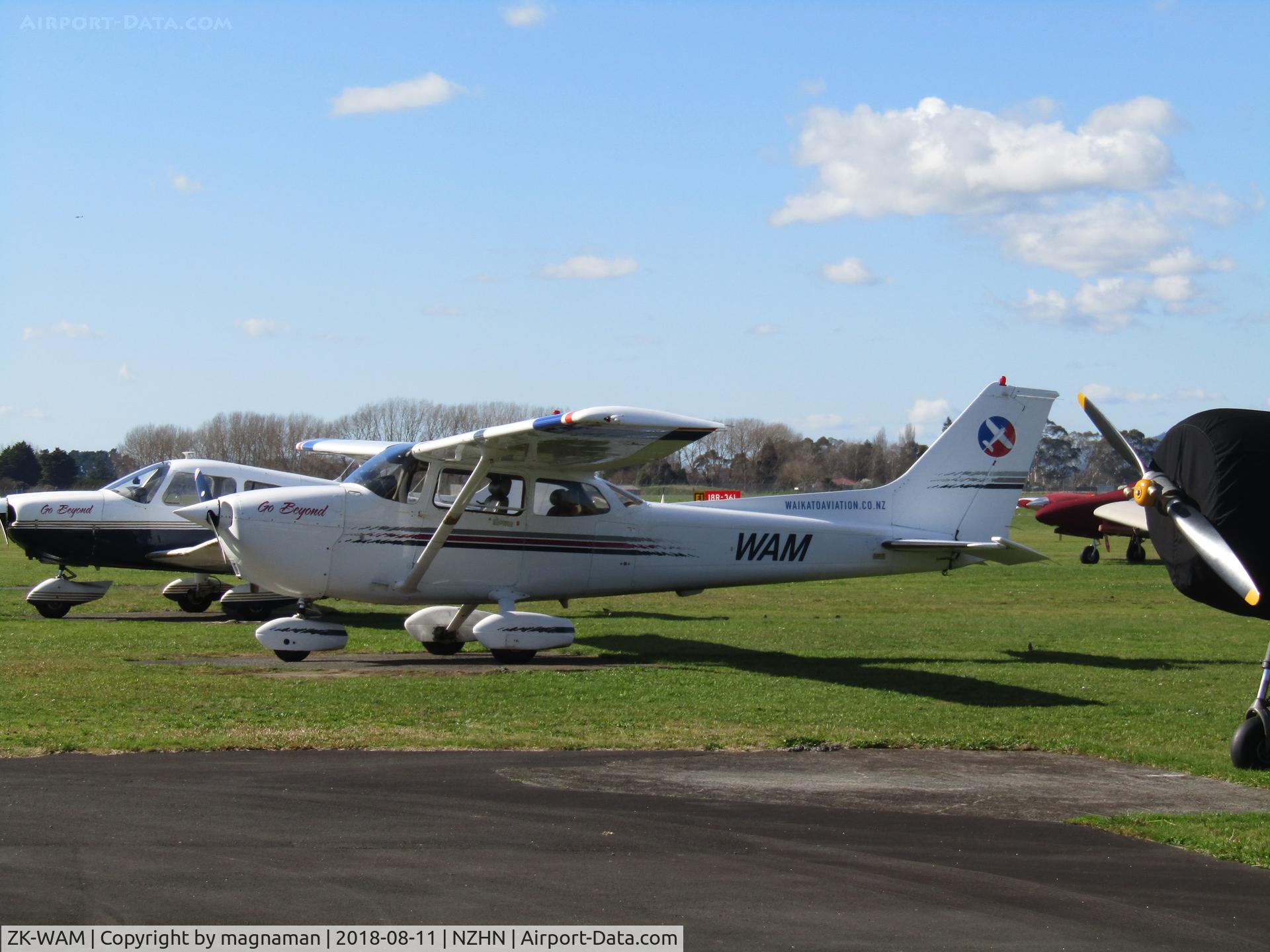 ZK-WAM, Cessna 172R C/N 17280275, at club