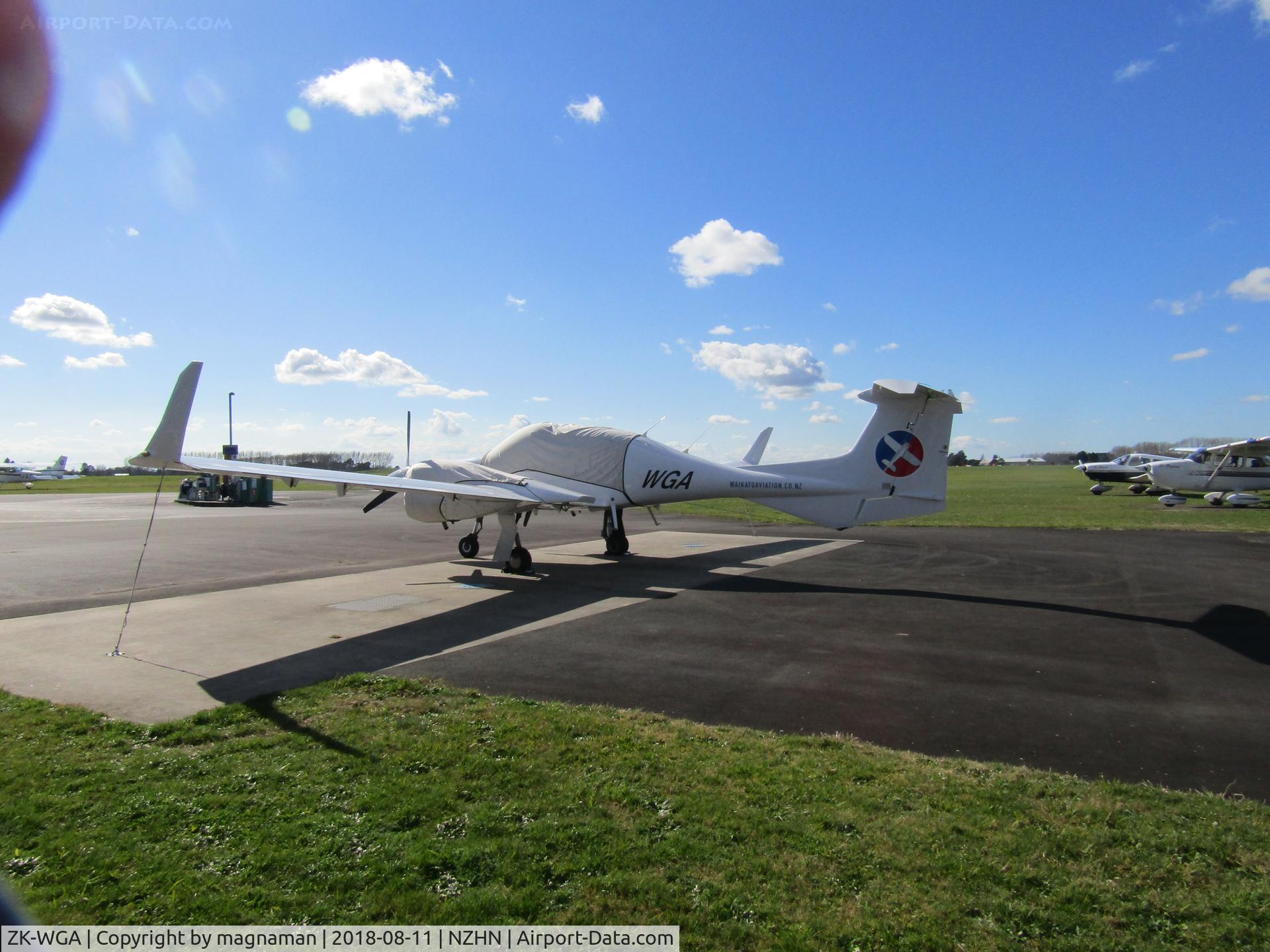 ZK-WGA, Diamond DA-42 Twin Star C/N 42.199, ressy at hammy