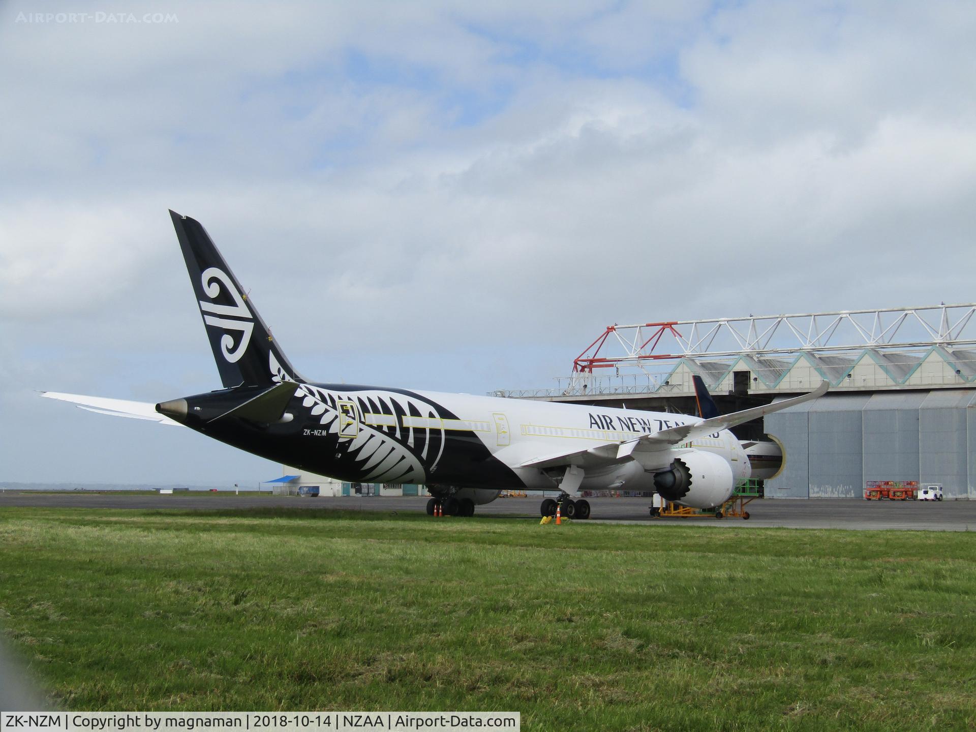ZK-NZM, 2017 Boeing 787-9 Dreamliner Dreamliner C/N 38180, engine issues still at AKL