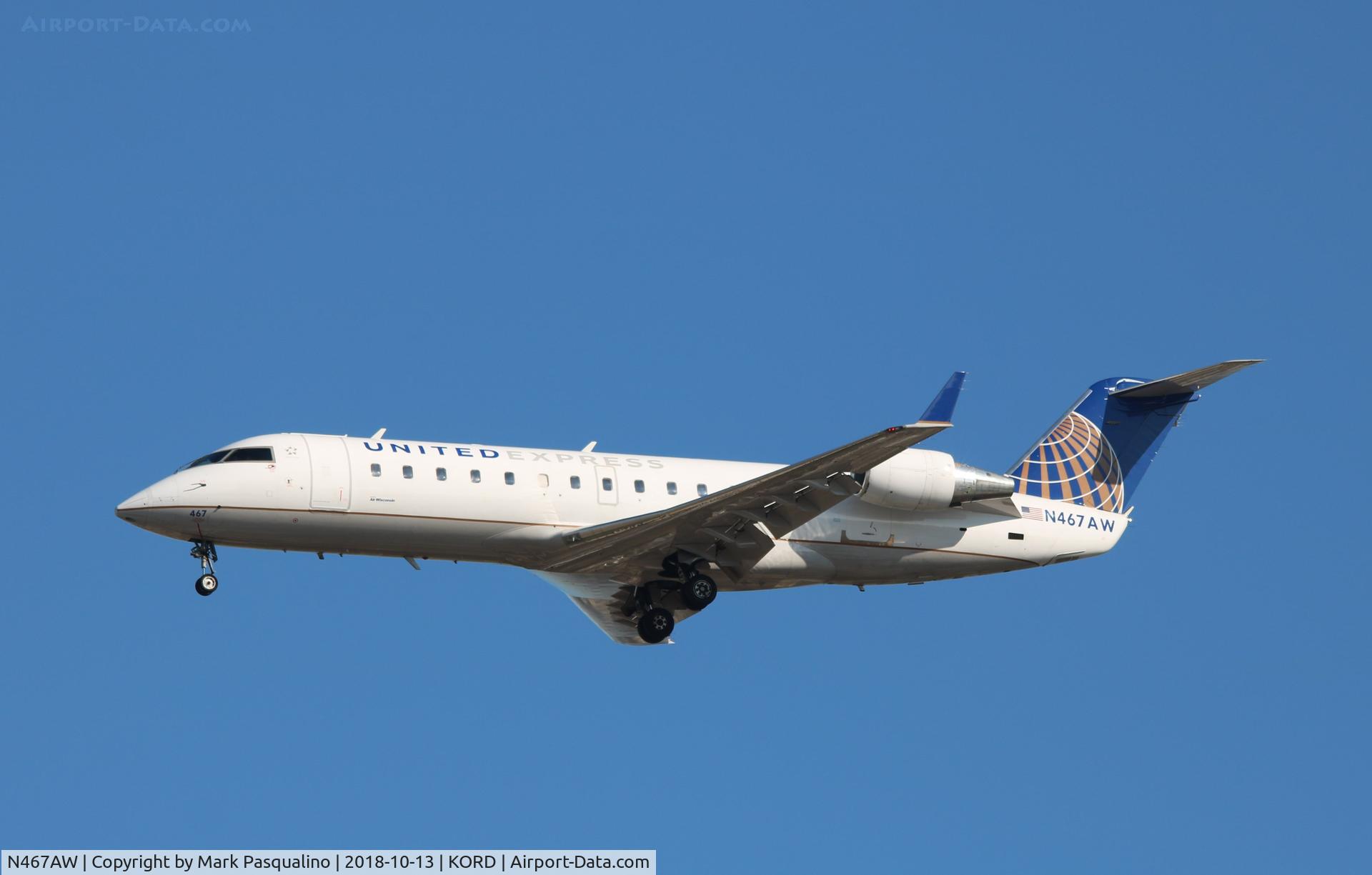 N467AW, Bombardier CRJ-200ER (CL-600-2B19) C/N 7900, CL-600-2B19