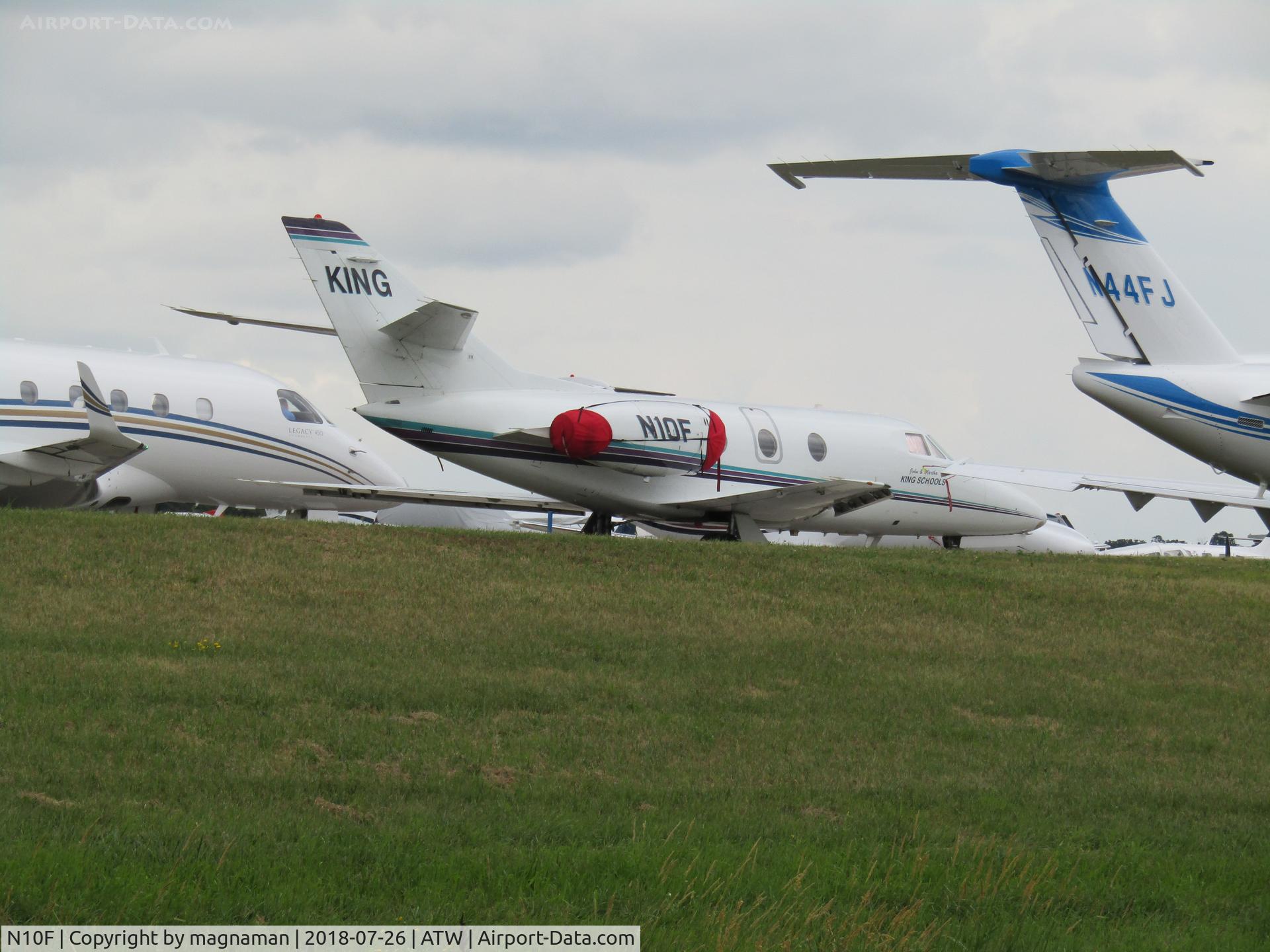 N10F, 1974 Dassault Falcon 10 C/N 12, at appleton for OSH 18
