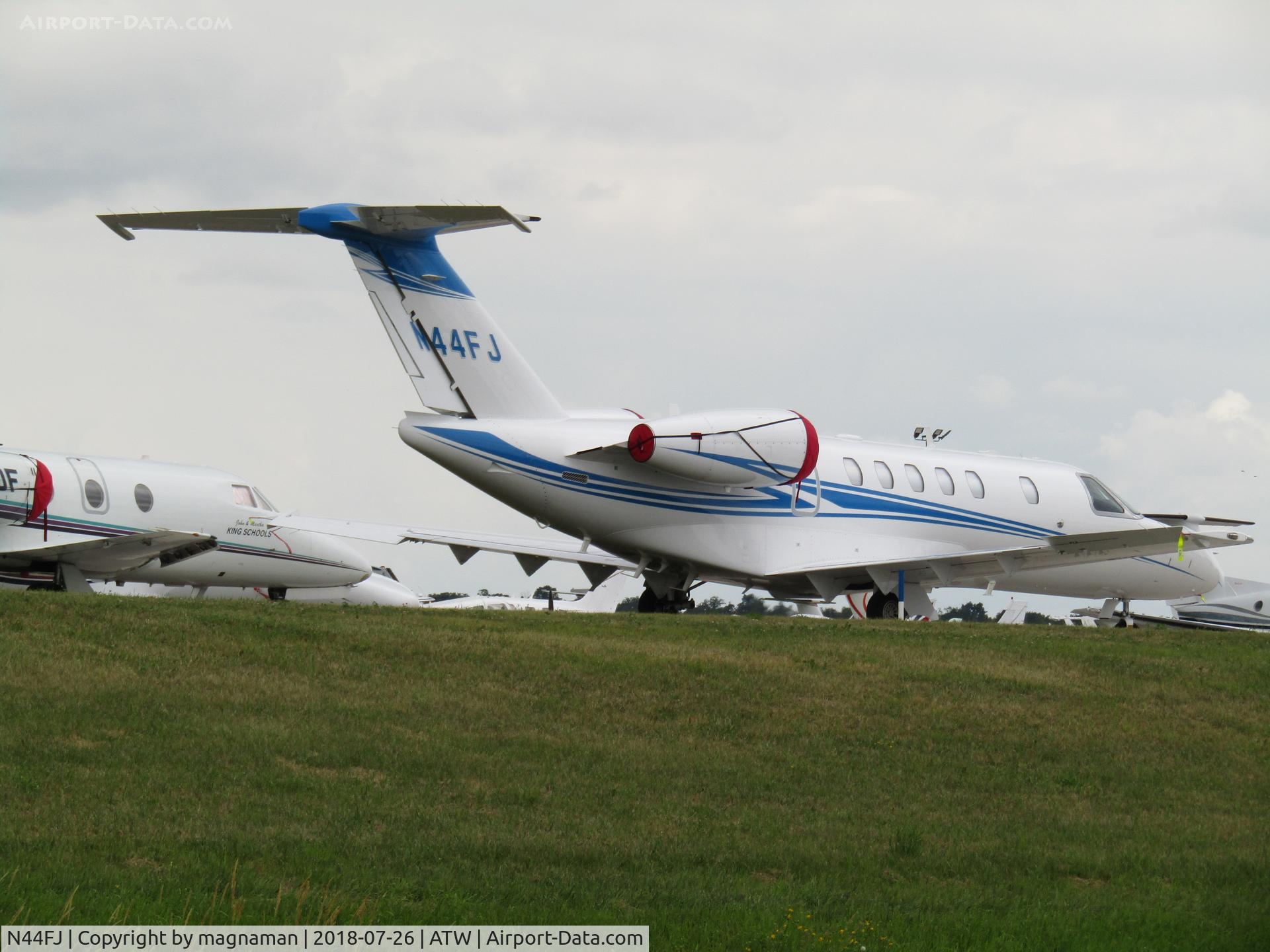 N44FJ, 2003 Cessna 525A CitationJet CJ2 C/N 525A0178, in for OSH 18
