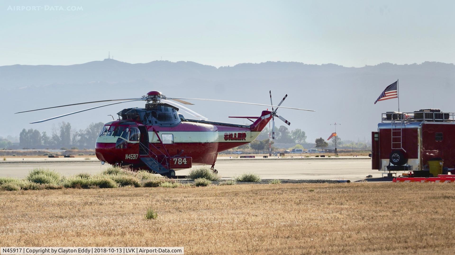N45917, 1965 Sikorsky S61V-1 C/N 61271, Livermore Airport California 2018.