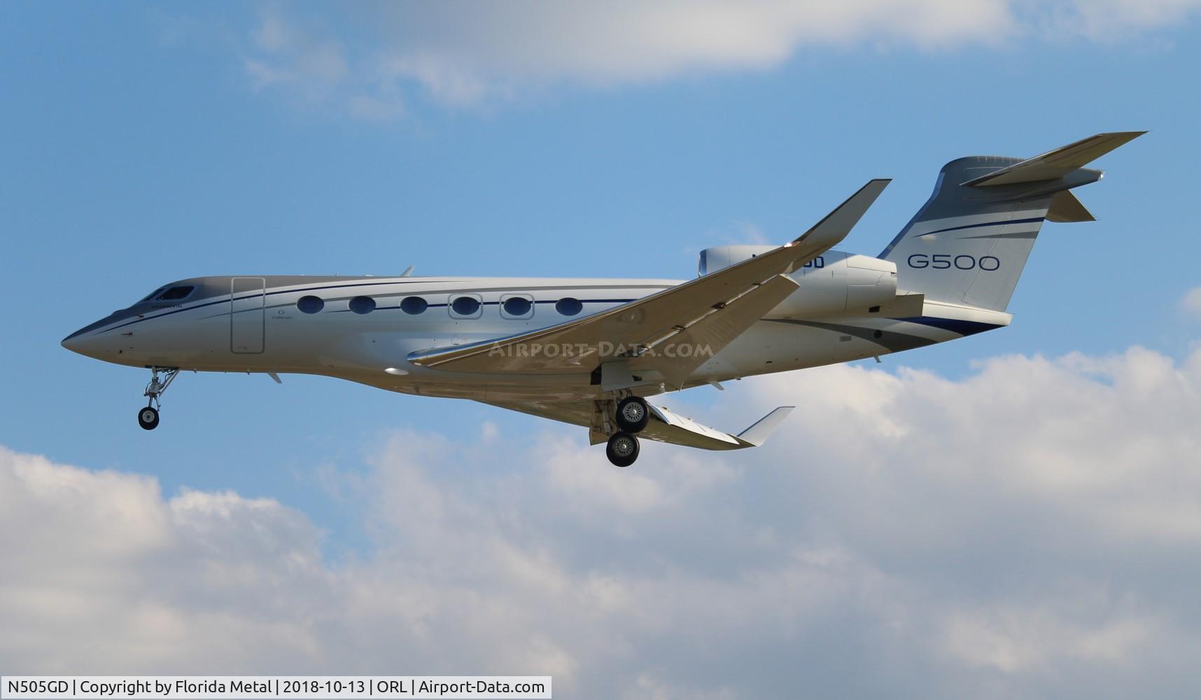 N505GD, 2016 Gulfstream Aerospace GVII-G500 C/N 72005, Gulfstream 500