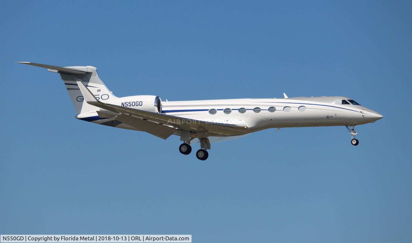 N550GD, 2018 Gulfstream Aerospace GV-SP (G550) C/N 5574, Gulfstream 550