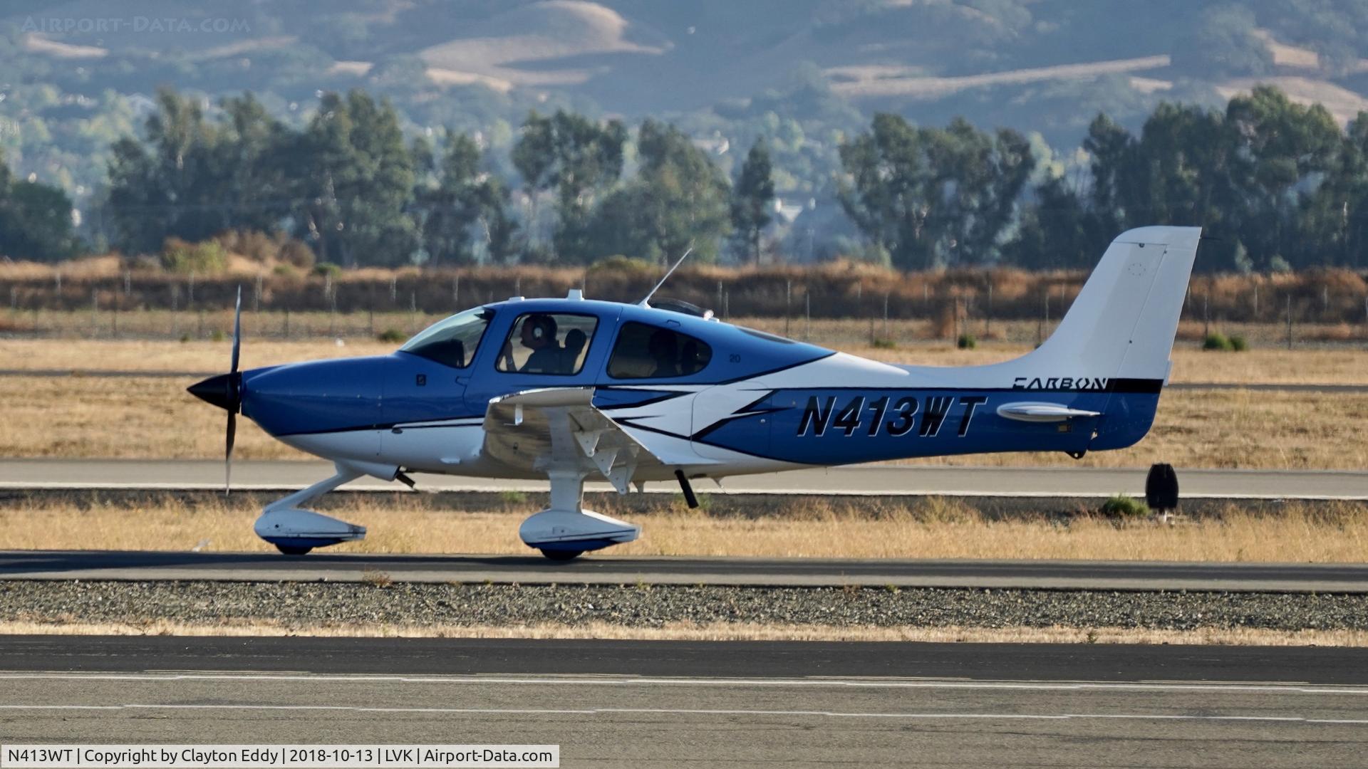 N413WT, 2018 Cirrus SR20 C/N 2409, Livermore Airport California 2018.