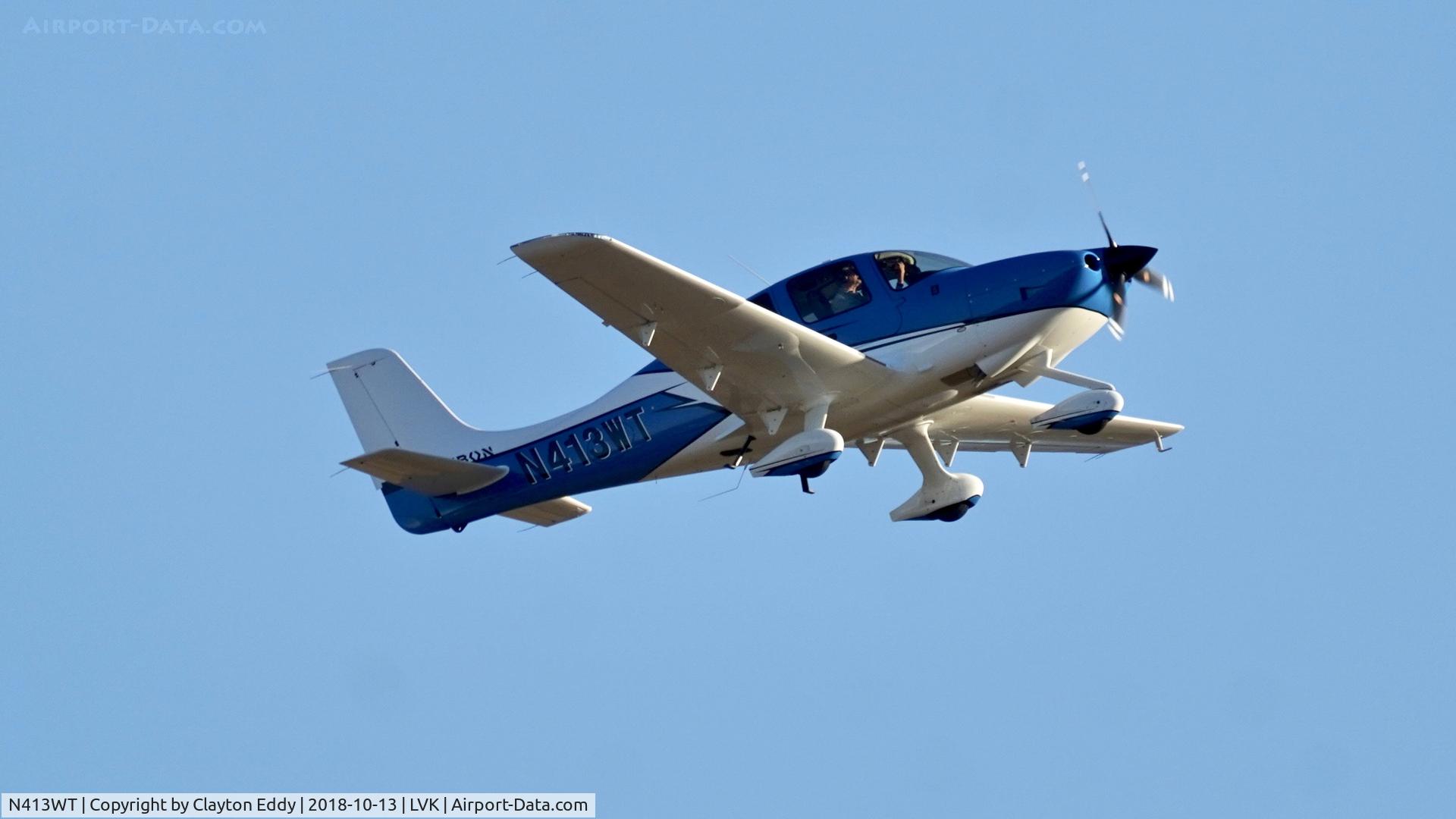 N413WT, 2018 Cirrus SR20 C/N 2409, Livermore Airport California 2018.