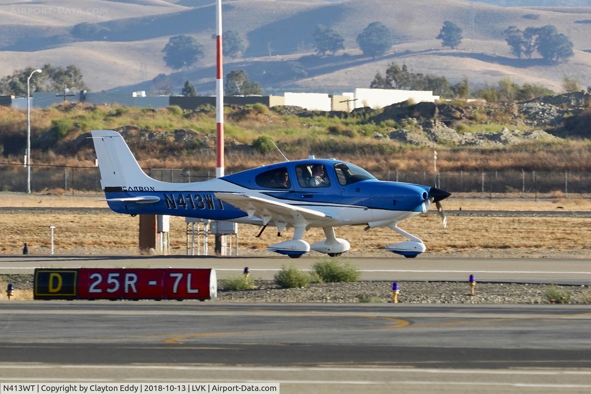 N413WT, 2018 Cirrus SR20 C/N 2409, Livermore Airport California 2018.