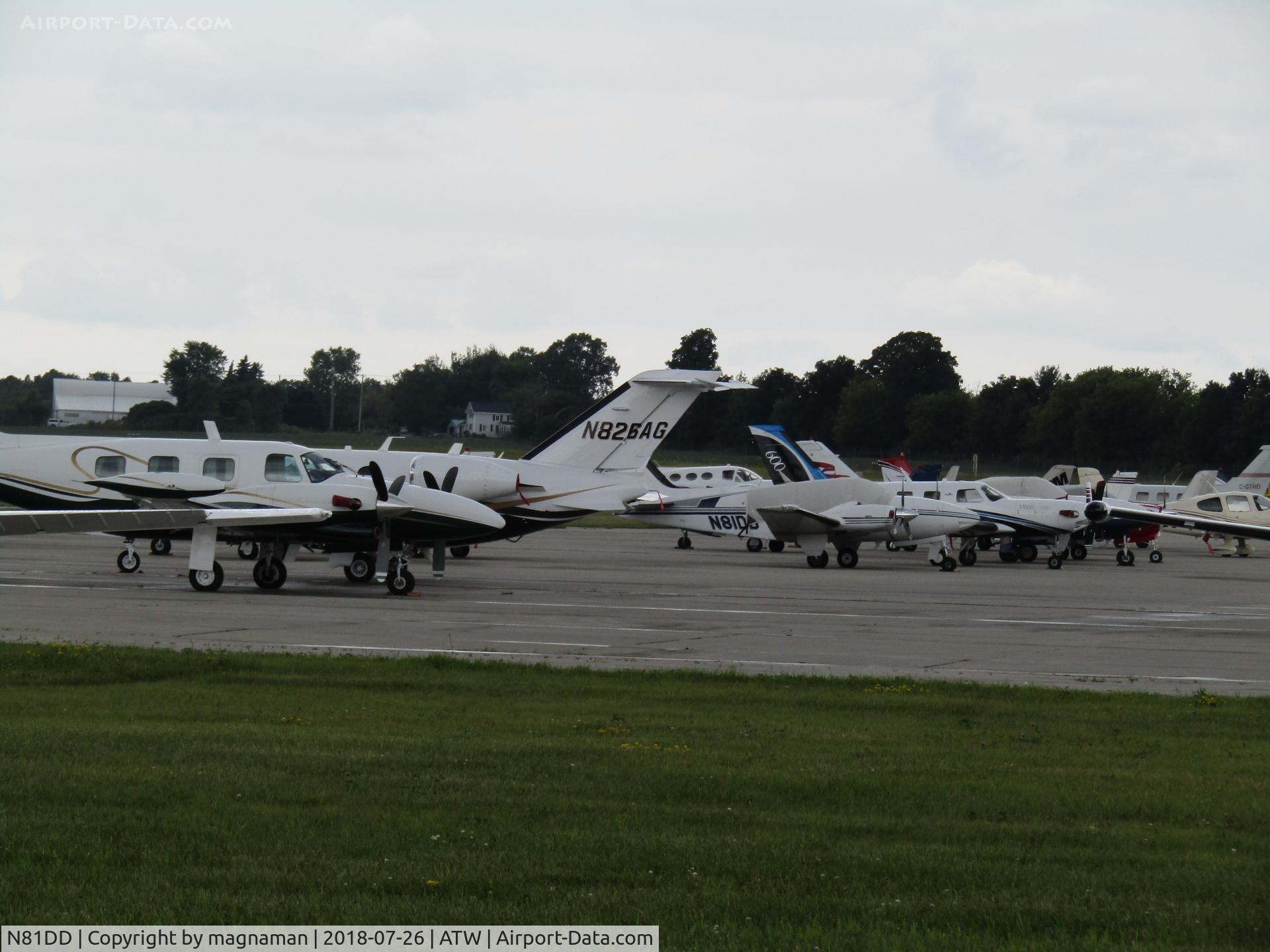 N81DD, 1980 Beech 58 Baron C/N TH-1212, in for EAA 18
