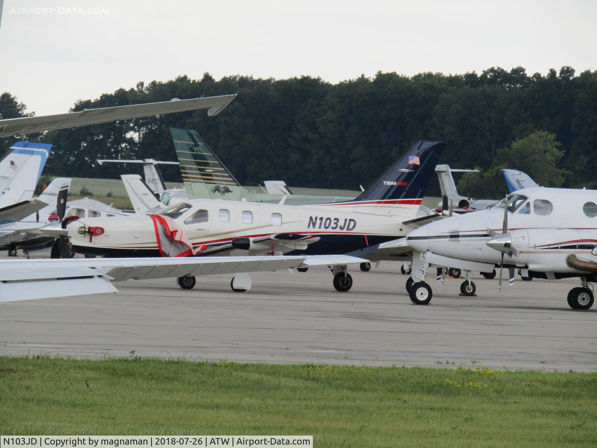 N103JD, 2012 Socata TBM-700 C/N 619, in for EAA
