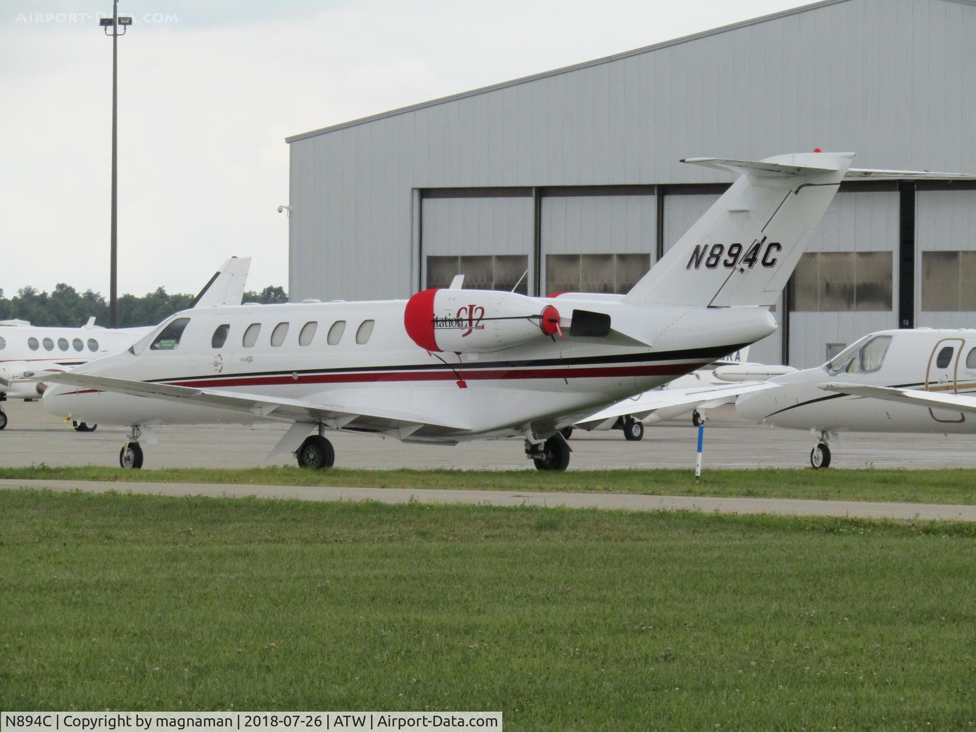 N894C, 2001 Cessna 525A CitationJet CJ2 C/N 525A0013, another biz at appleton