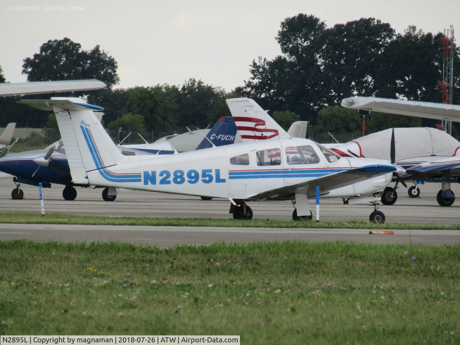 N2895L, 1979 Piper PA-28RT-201 Arrow IV C/N 28R-7918205, at appleton with loads of others including canadian