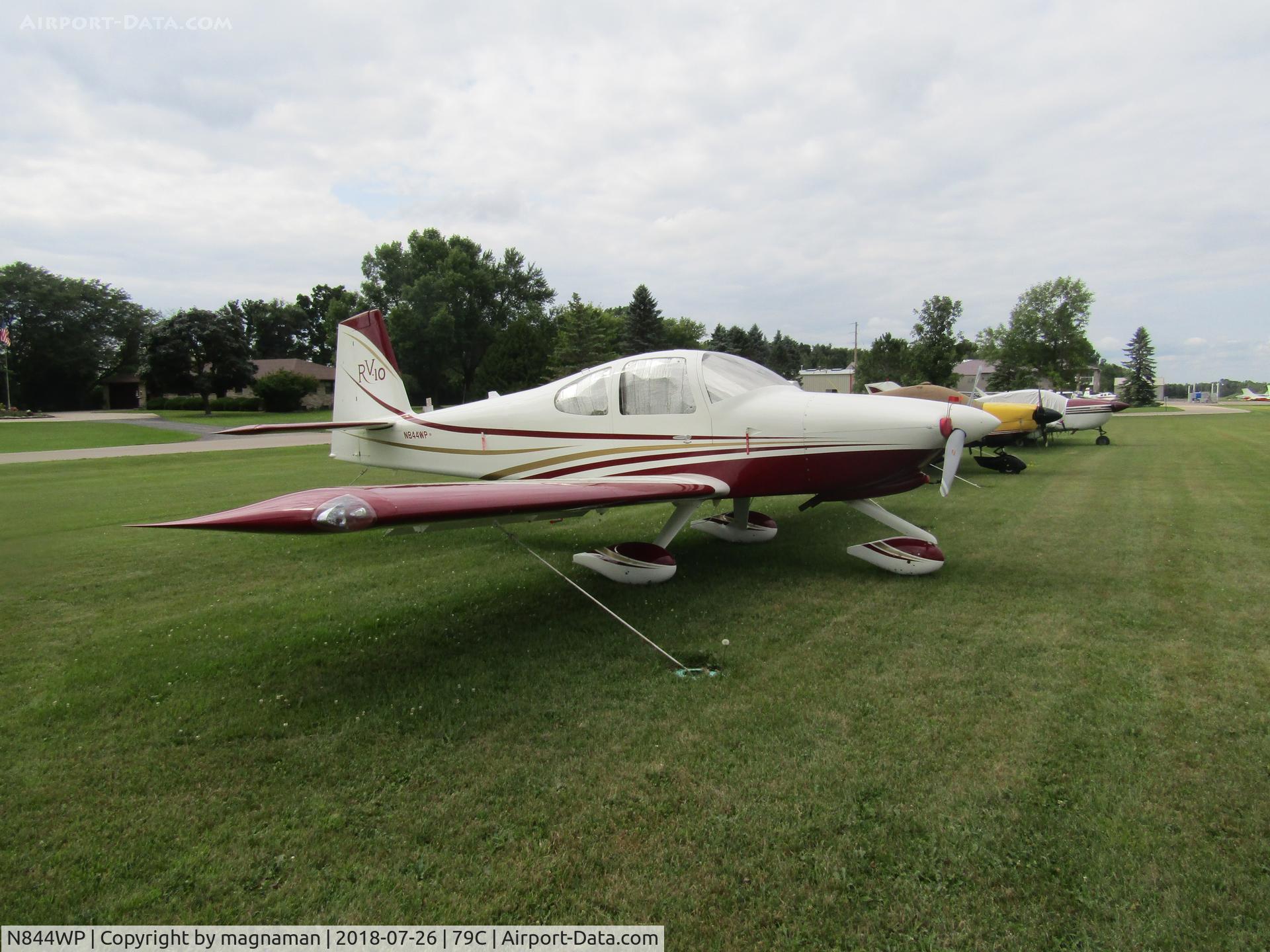 N844WP, Vans RV-10 C/N 41570, at brennand in gloom