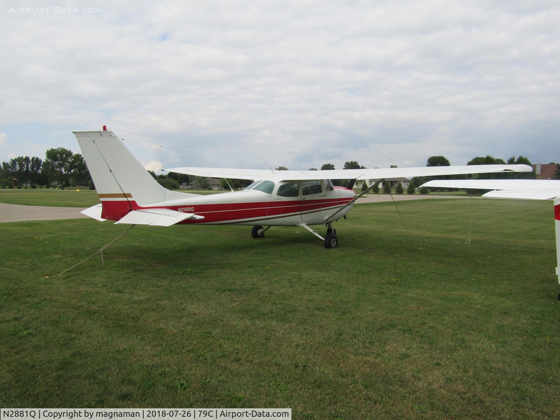N2881Q, 1971 Cessna 172L C/N 17259881, at brennand