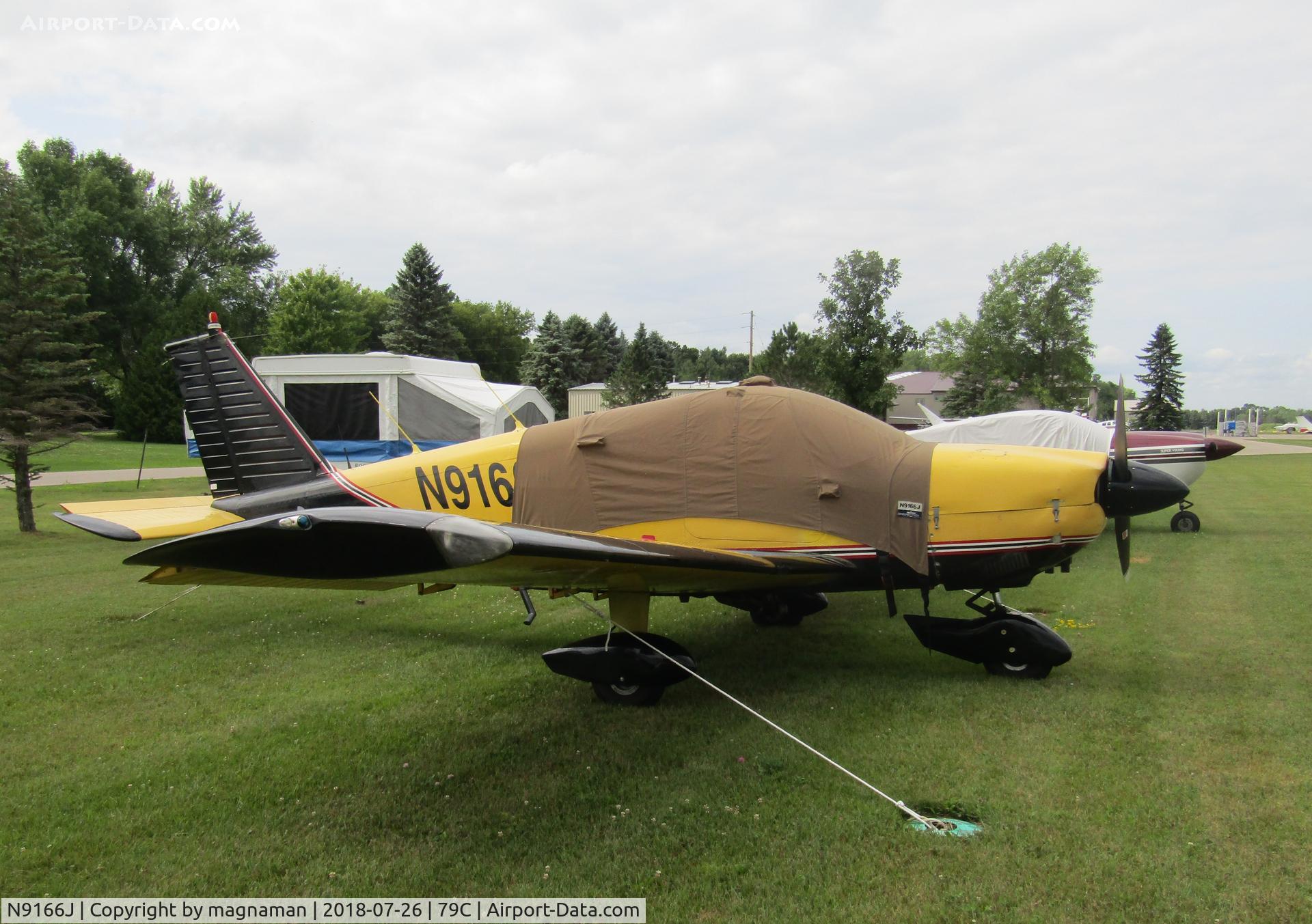 N9166J, 1966 Piper PA-28-180 C/N 28-3226, oldie at brennand