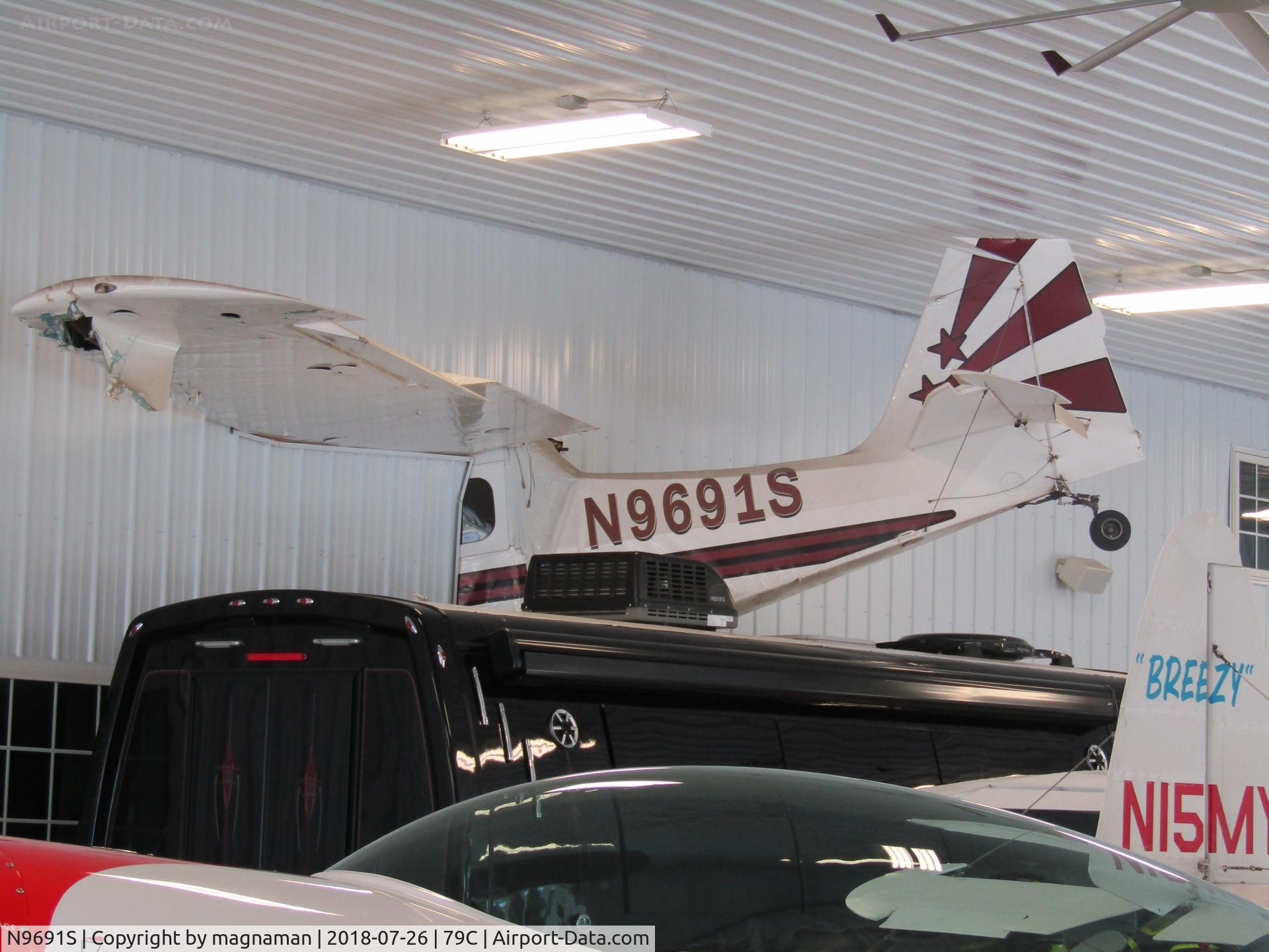 N9691S, 1966 Champion 7GCAA Citabria C/N 115, not flying anymore!