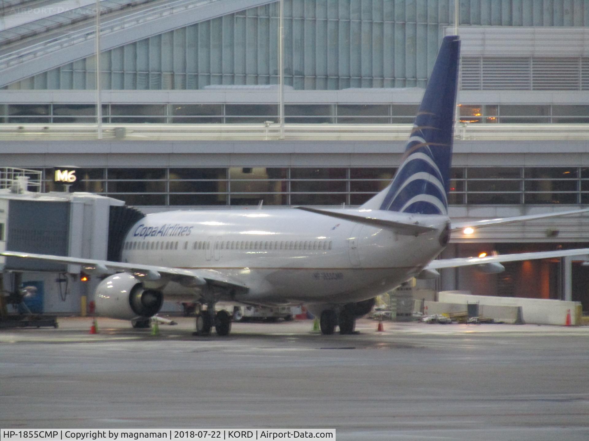 HP-1855CMP, 2017 Boeing 737-800 C/N 44157, my first HP- at O'Hare
