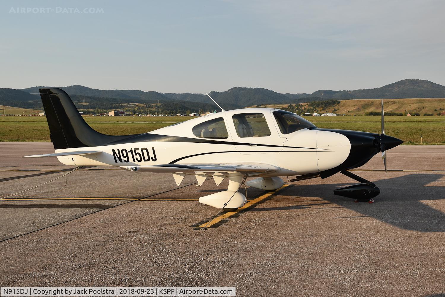 N915DJ, 2002 Cirrus SR20 C/N 1168, Cirrus at Black Hills-Clyde ice field airport SD