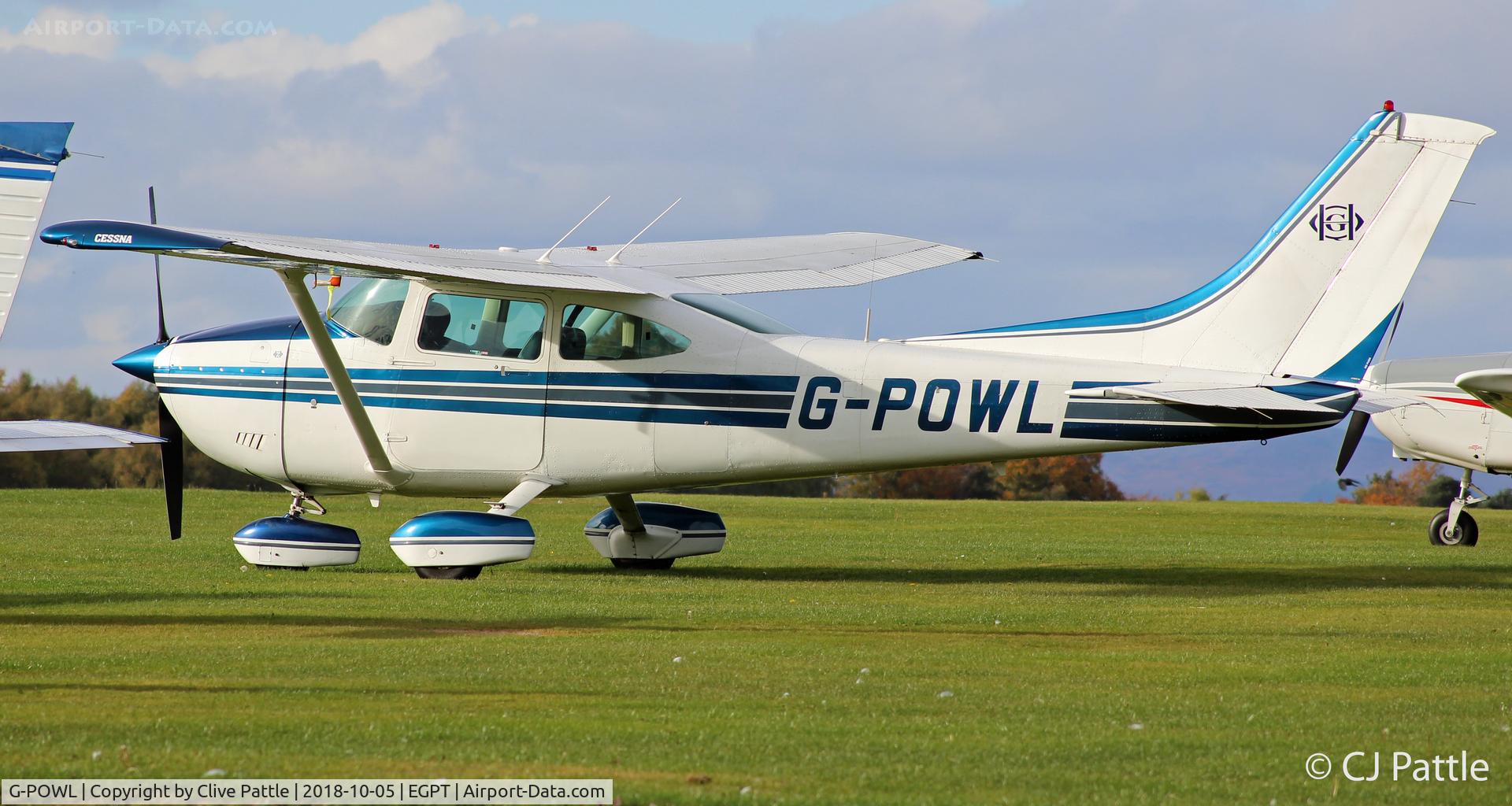 G-POWL, 1982 Cessna 182R Skylane C/N 182-67813, At Perth