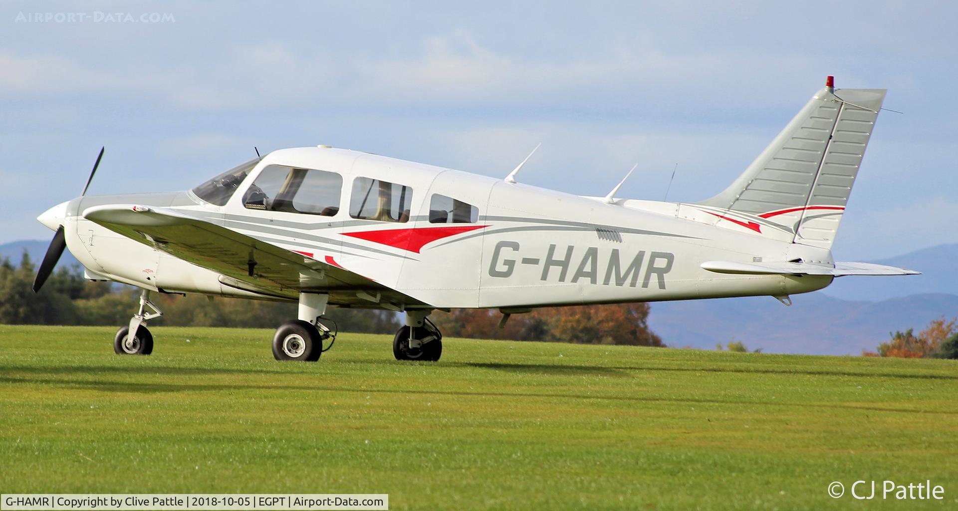 G-HAMR, 1984 Piper PA-28-161 C/N 28-8416077, Parked at Perth