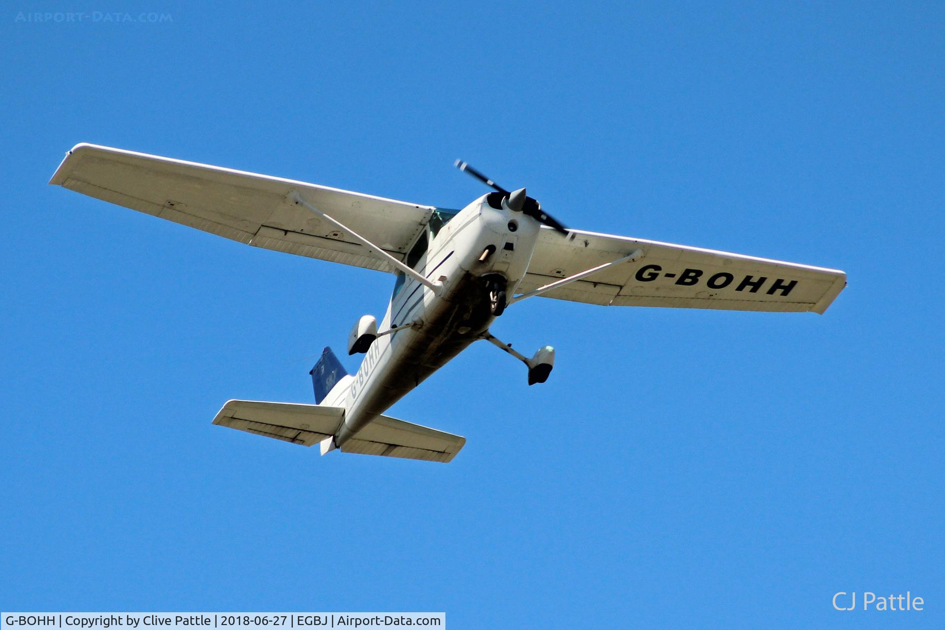G-BOHH, 1980 Cessna 172N C/N 172-73906, Staverton departure