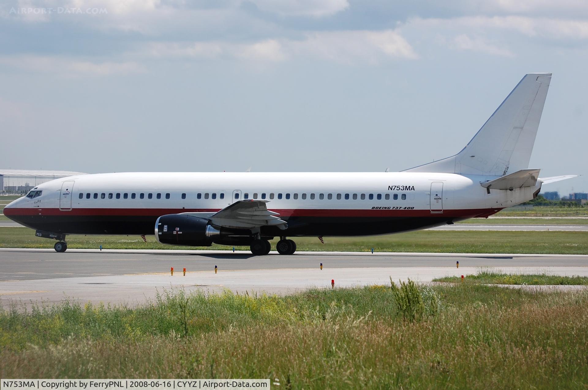 N753MA, 1997 Boeing 737-48E C/N 28053, Miami AIr B734 arriving in YYZ