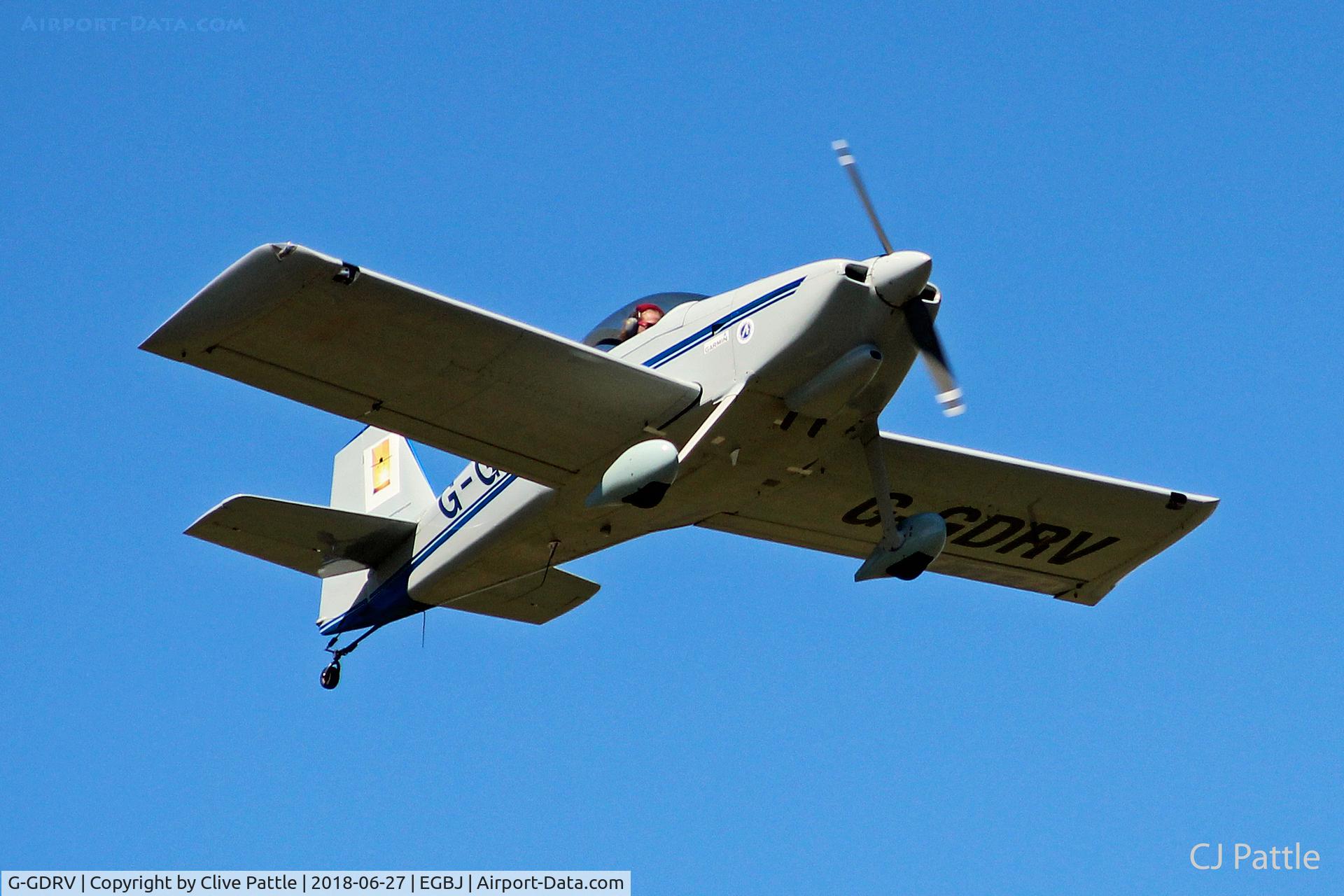 G-GDRV, 1993 Vans RV-6 C/N 21367, Staverton departure