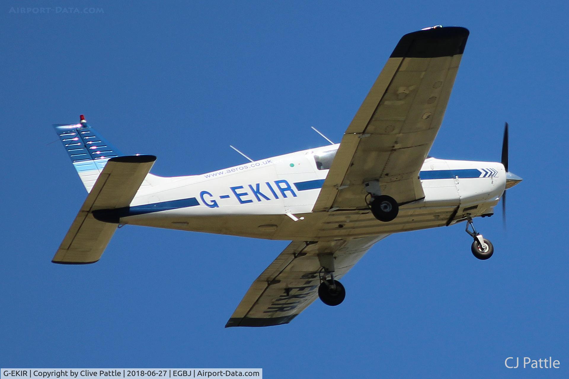 G-EKIR, 1989 Piper PA-28-161 Cadet C/N 28-41157, Staverton departure