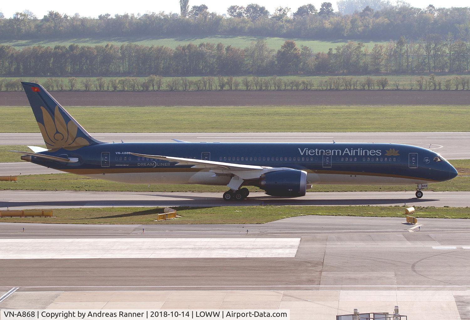 VN-A868, 2016 Boeing 787-9 Dreamliner Dreamliner C/N 39288, Vietnam Airlines Boeing 787