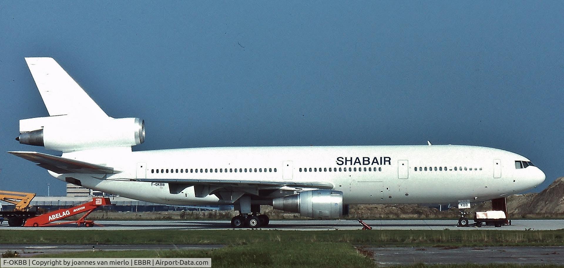 F-OKBB, 1978 McDonnell Douglas DC-10-30 C/N 46981, Engine running tests EBBR 90s
