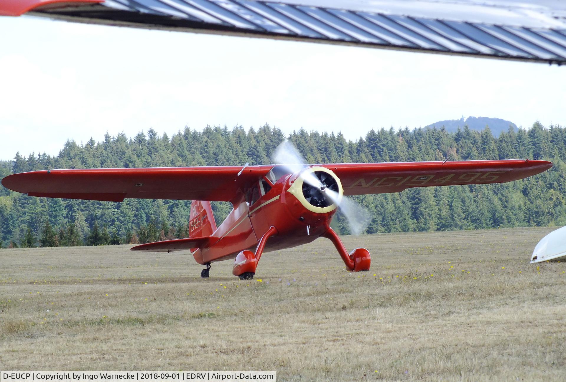 D-EUCP, 1939 Cessna C-145 Airmaster C/N 463, Cessna C-145 Airmaster at the 2018 Flugplatzfest Wershofen