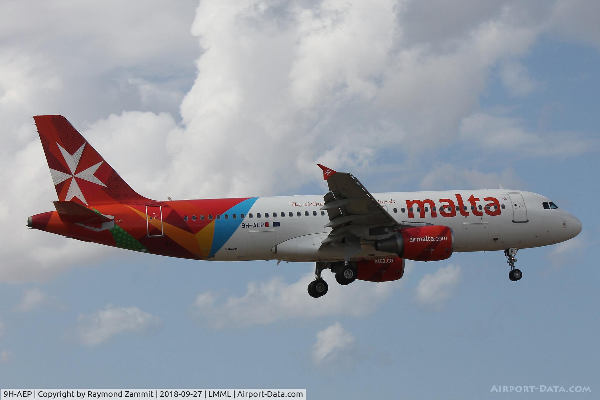 9H-AEP, 2007 Airbus A320-214 C/N 3056, A320 9H-AEP Air Malta