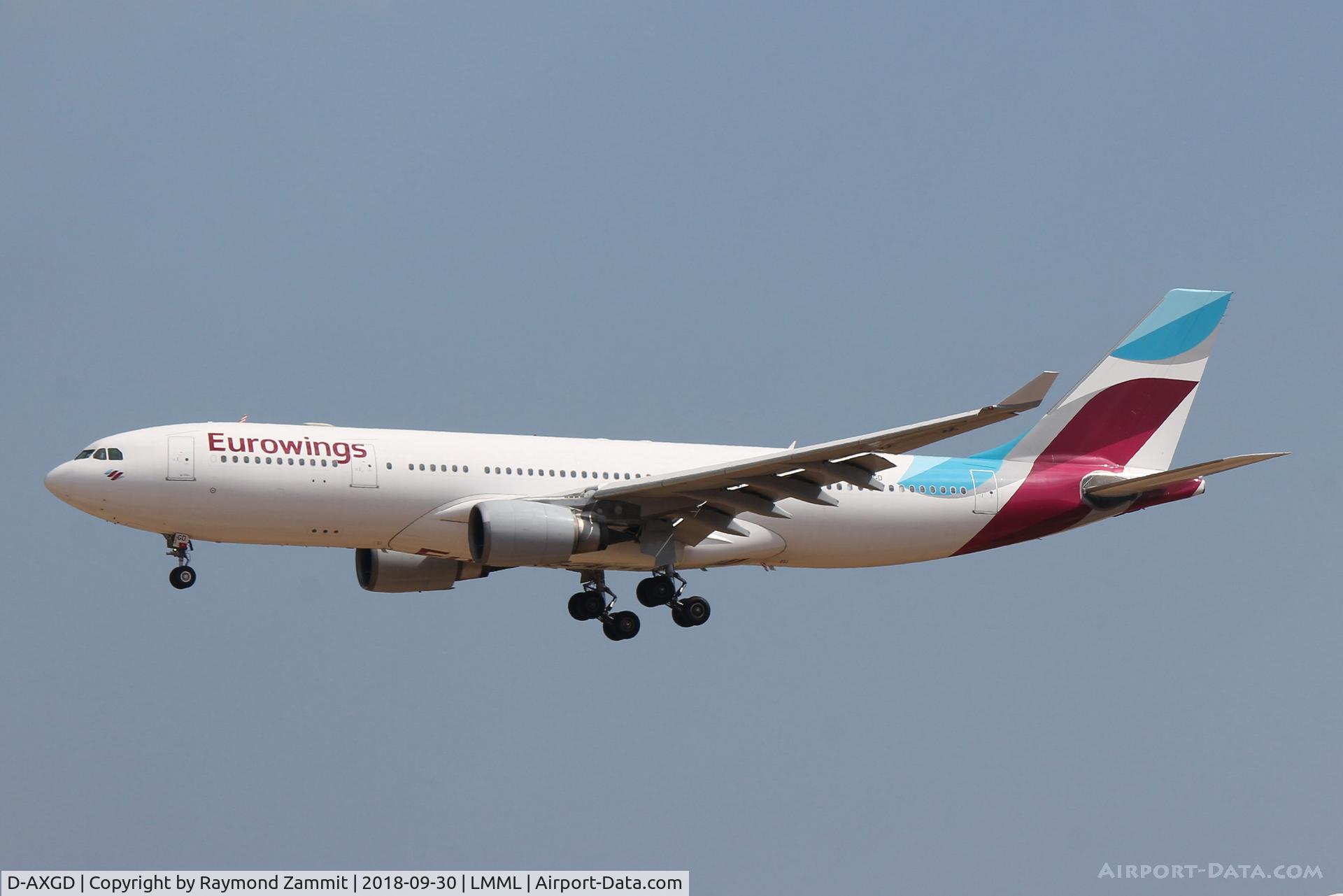 D-AXGD, 2003 Airbus A330-203 C/N 573, A330 D-AXGD Eurowings
