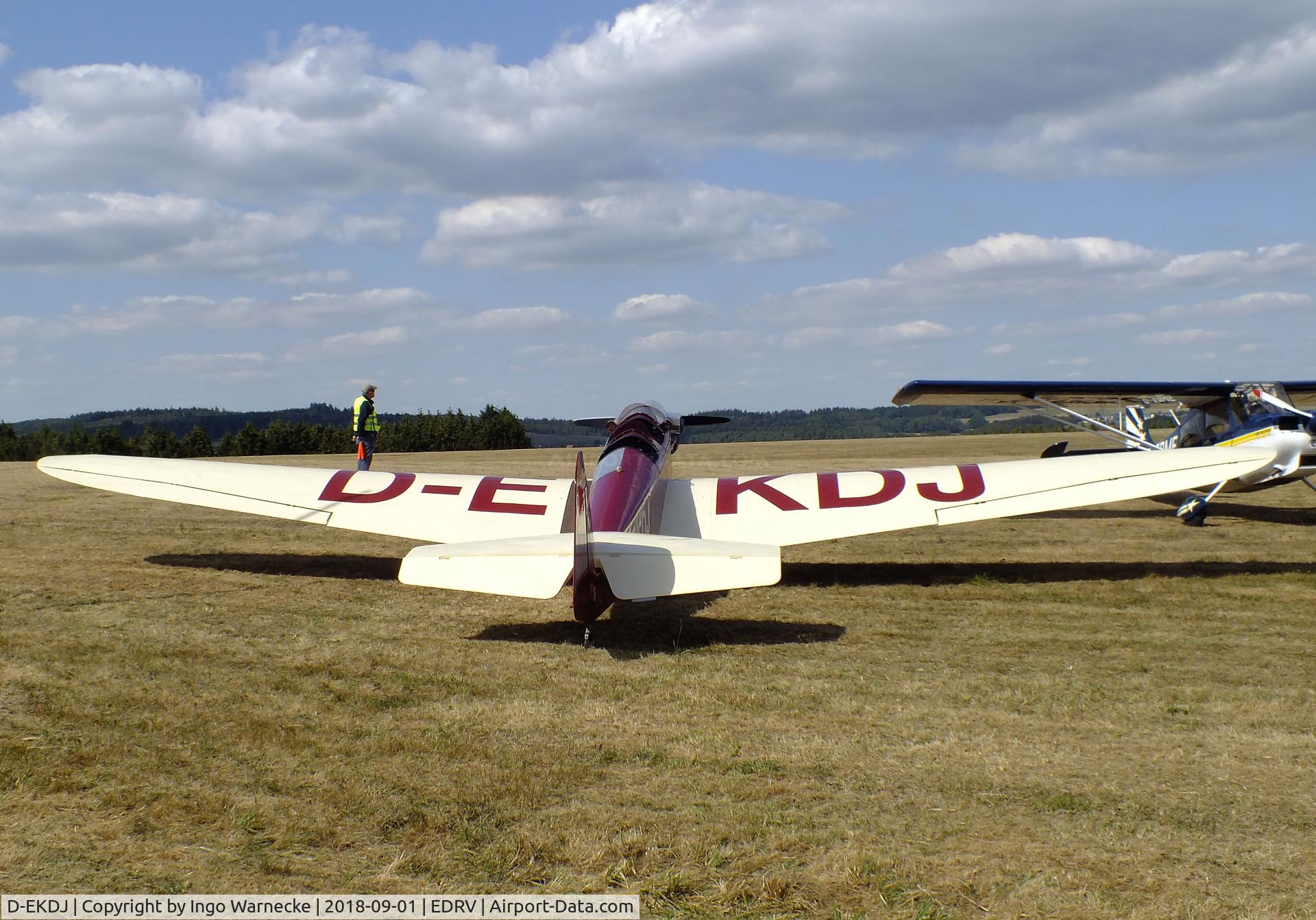 D-EKDJ, Klemm L25D C/N Not found D-EKDJ, Klemm (LTB Follmann) L 25D replica at the 2018 Flugplatzfest Wershofen