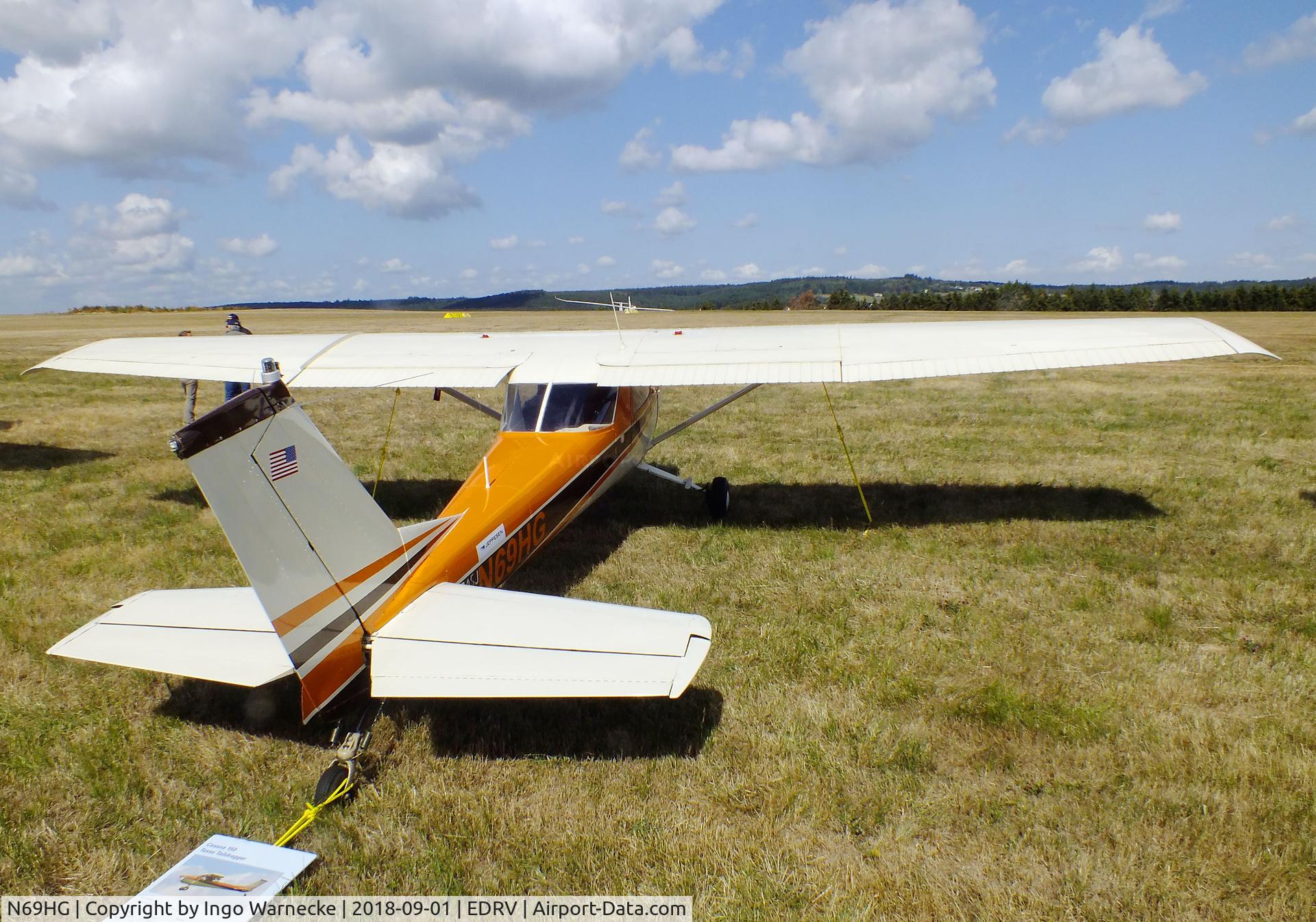 N69HG, 1967 Cessna 150G C/N 15066045, Cessna 150G Texas Taildragger at the 2018 Flugplatzfest Wershofen