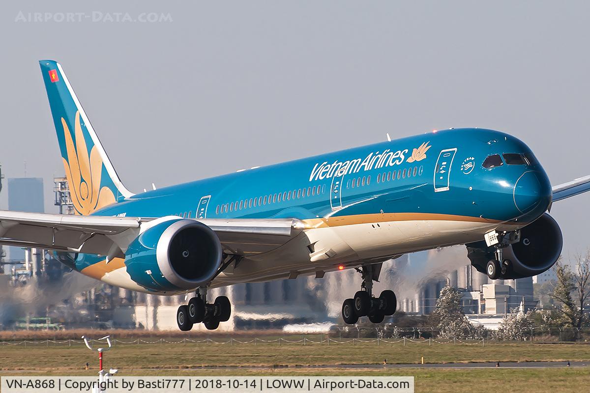VN-A868, 2016 Boeing 787-9 Dreamliner Dreamliner C/N 39288, Vietnam Airlines@VIE