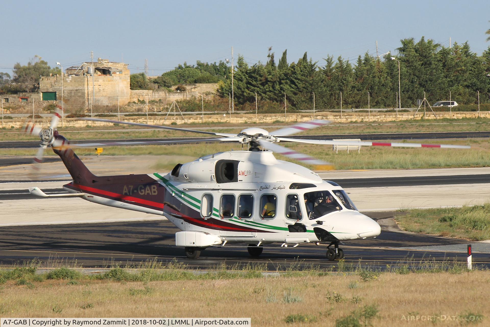 A7-GAB, 2014 AgustaWestland AW-189 C/N 49010, AgustaWestland AW-189 A7-GAB Gulf Helicopters