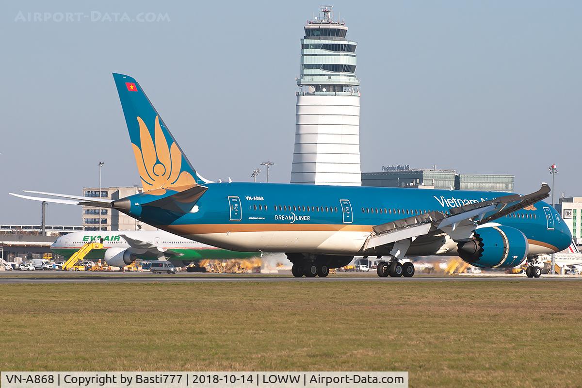 VN-A868, 2016 Boeing 787-9 Dreamliner Dreamliner C/N 39288, Vietnam Airlines @VIE