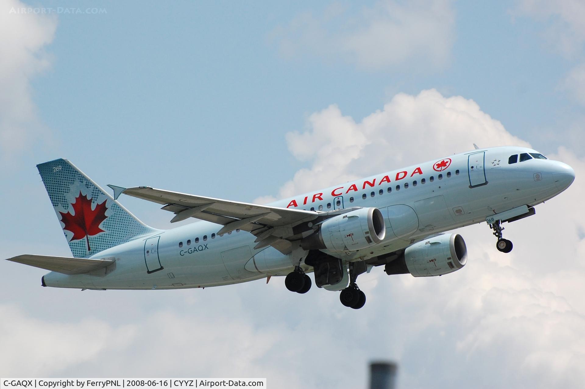 C-GAQX, 1997 Airbus A319-114 C/N 736, Air Canada A319