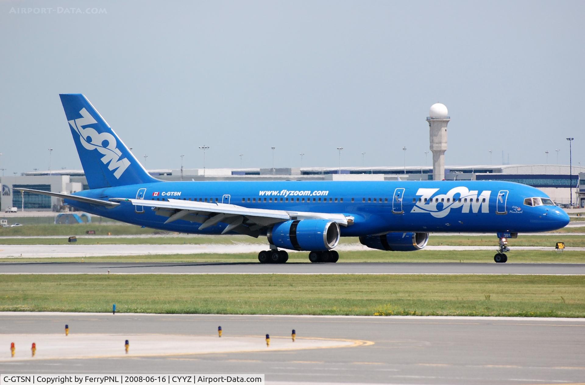 C-GTSN, 2000 Airbus A330-243 C/N 369, Zoom B752 landing.