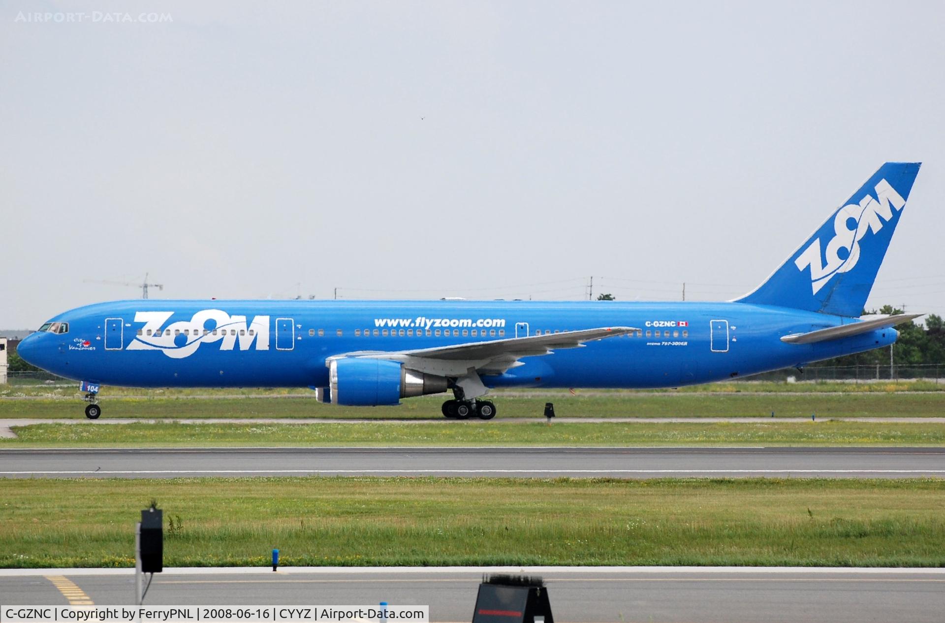 C-GZNC, 1995 Boeing 767-306/ER C/N 26263, Zoom B763