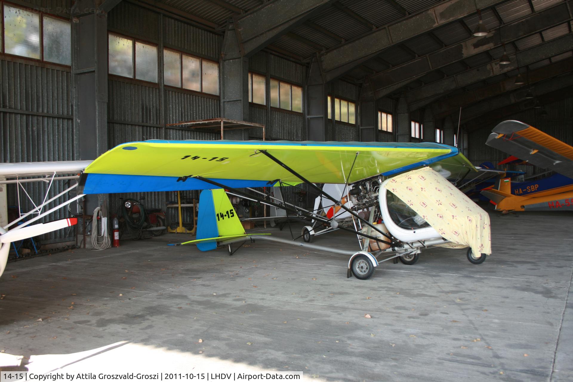 14-15, Ferrari ULM Tucano C/N 146, LHDV Dunaújváros Airport, Hungary