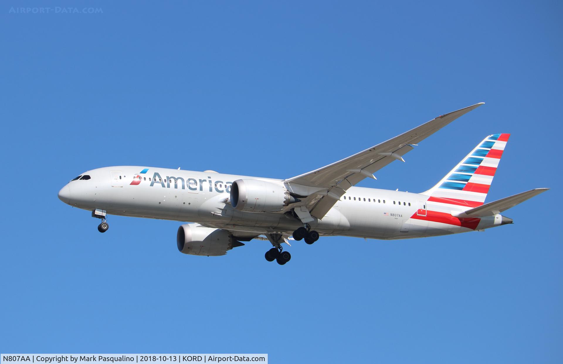 N807AA, 2015 Boeing 787-8 Dreamliner C/N 40625, Boeing 787-8