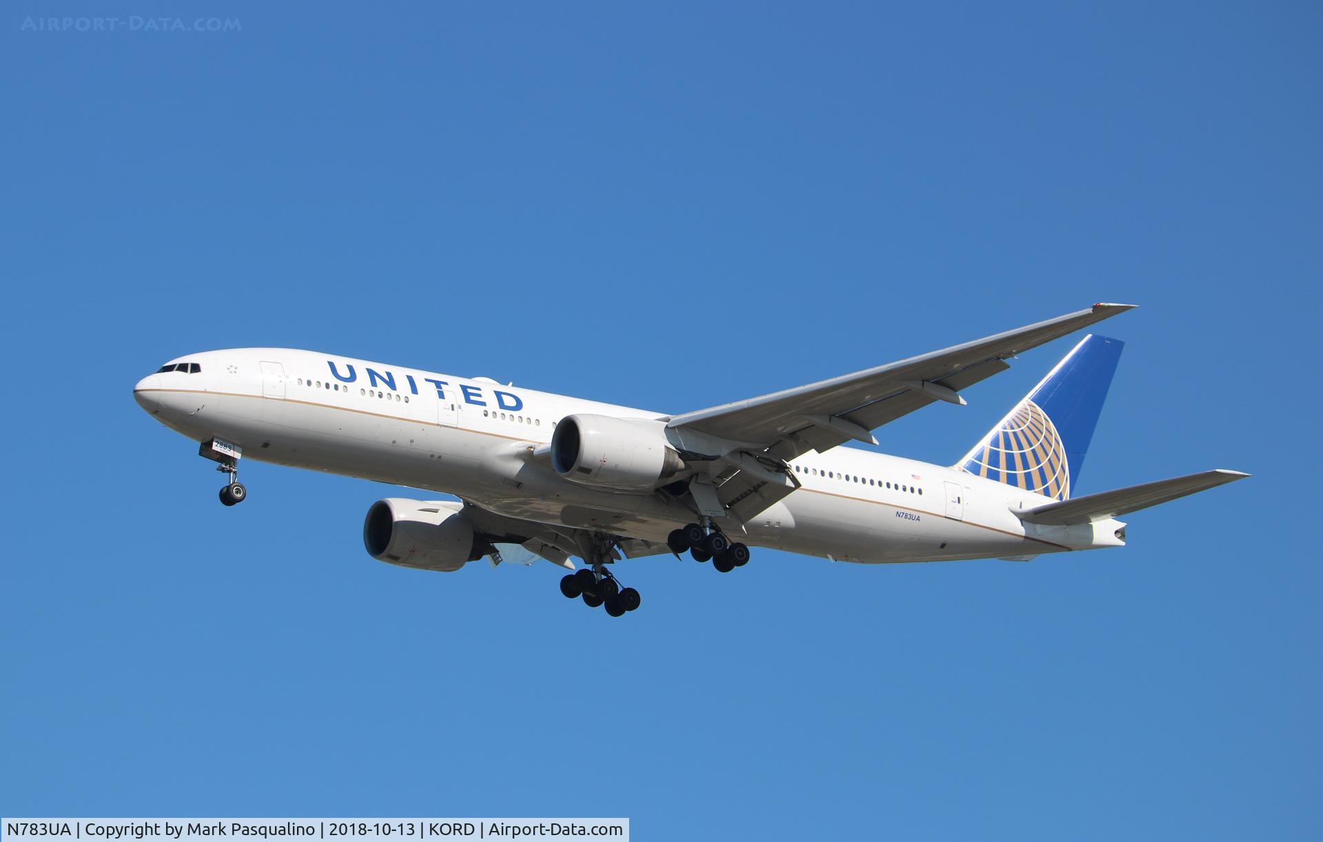 N783UA, 1997 Boeing 777-222/ER C/N 26950, Boeing 777-222LR
