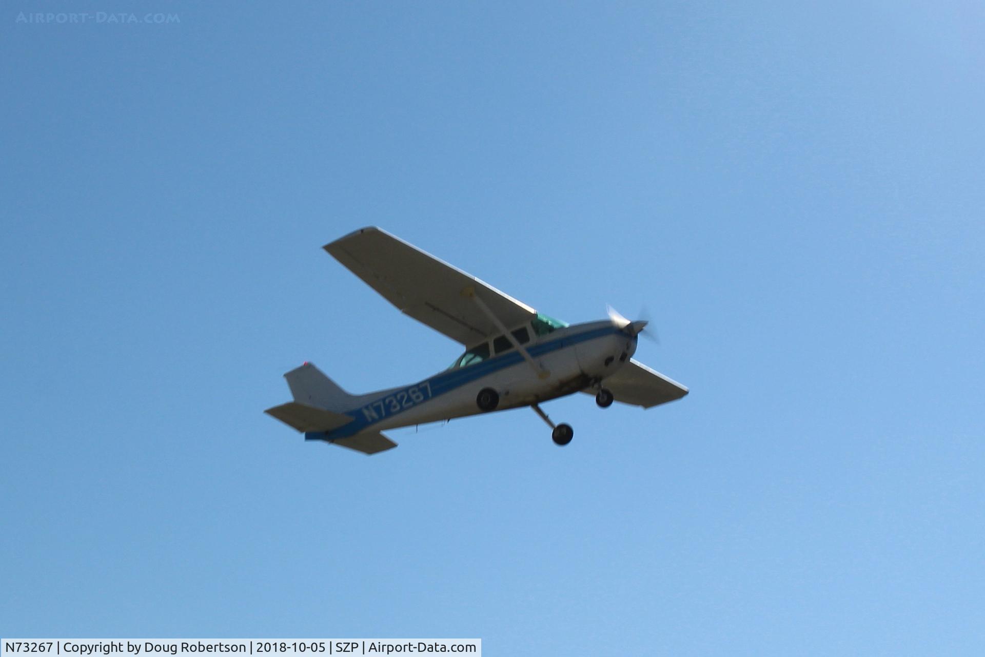 N73267, 1976 Cessna 172M C/N 17267344, 1976 Cessna 172M SKYHAWK, Lycoming O-320-E2D 150 Hp, takeoff climb Rwy 22