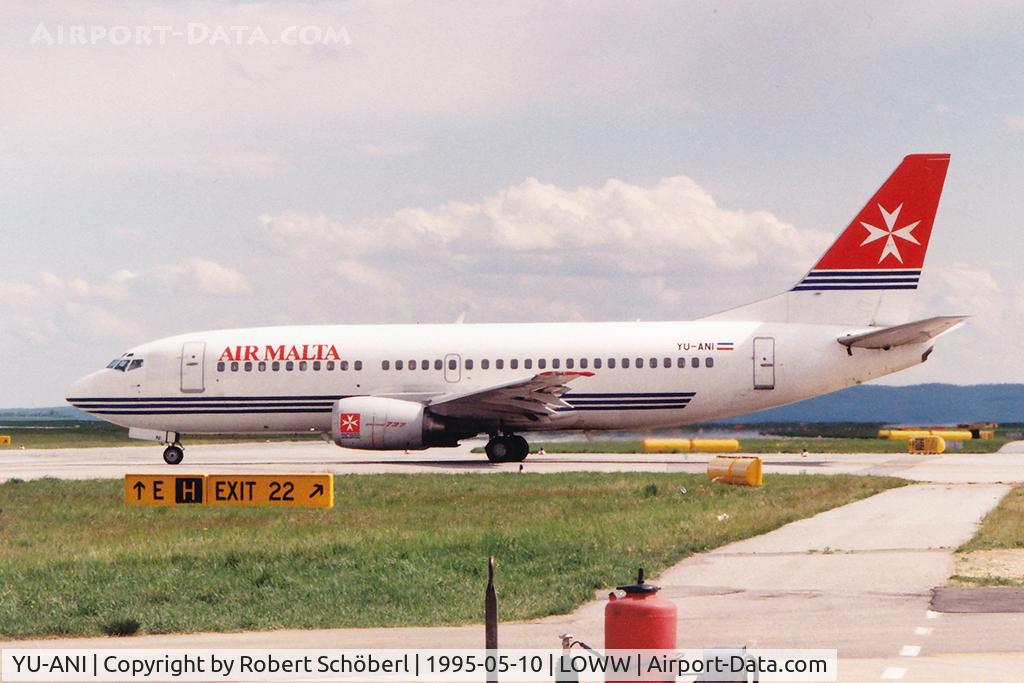 YU-ANI, 1985 Boeing 737-3H9 C/N 23416, YU-ANI @ LOWW